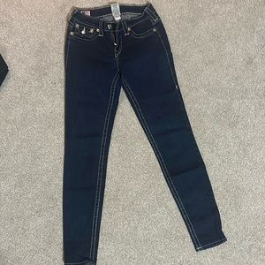 True Religion Misty skinny jeans. Sz 28. 29” inseam.